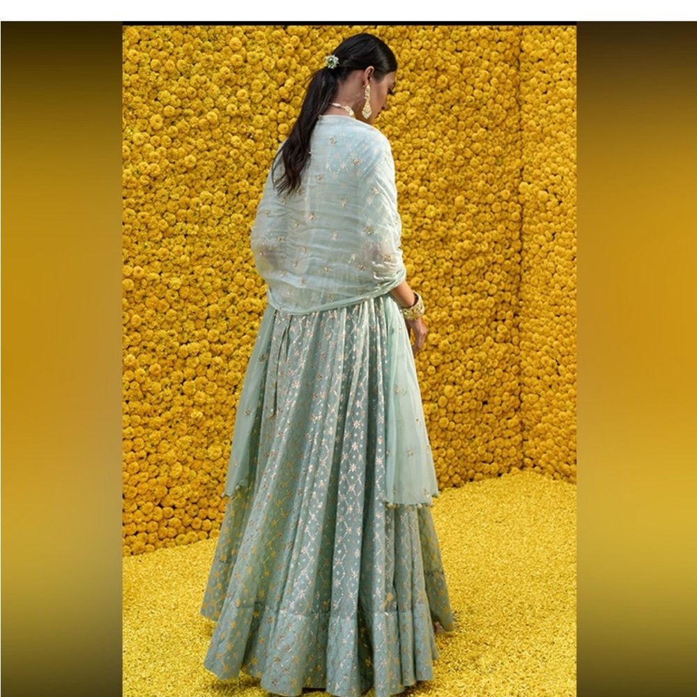 EXQUISITE MAHIMA MAHAJAN DESIGNER ANARKALI. - Picture 6 of 9
